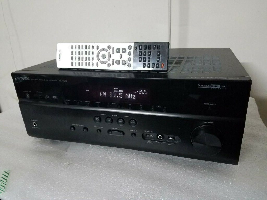 ⭐Yamaha AM/FM 7.2Ch 4K Network HDMI(5in/1out) Home Theater Receiver Amp RX-V677⭐