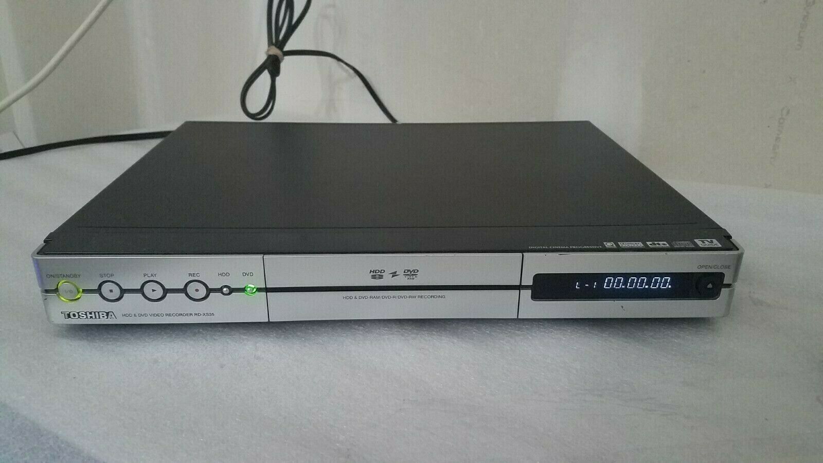 ⭐Toshiba HDD DVD Recorder Player 160GB Hard Drive DVD-R/RW