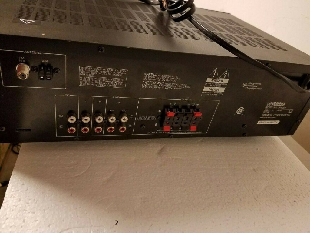⭐️Yamaha AM/FM Hi-Fi Natural Surround Home Audio Theater Receiver Amp R-S201⭐ - Image 3