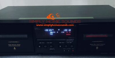 ⭐Sony Dual Tape Deck Cassette Stereo Recorder Auto Reverse *Tested* TC-WE475⭐