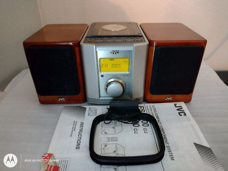 ⭐JVC AM/FM Radio Clock Compact Component Audio System FS-2000GD 'Great Sounds'⭐