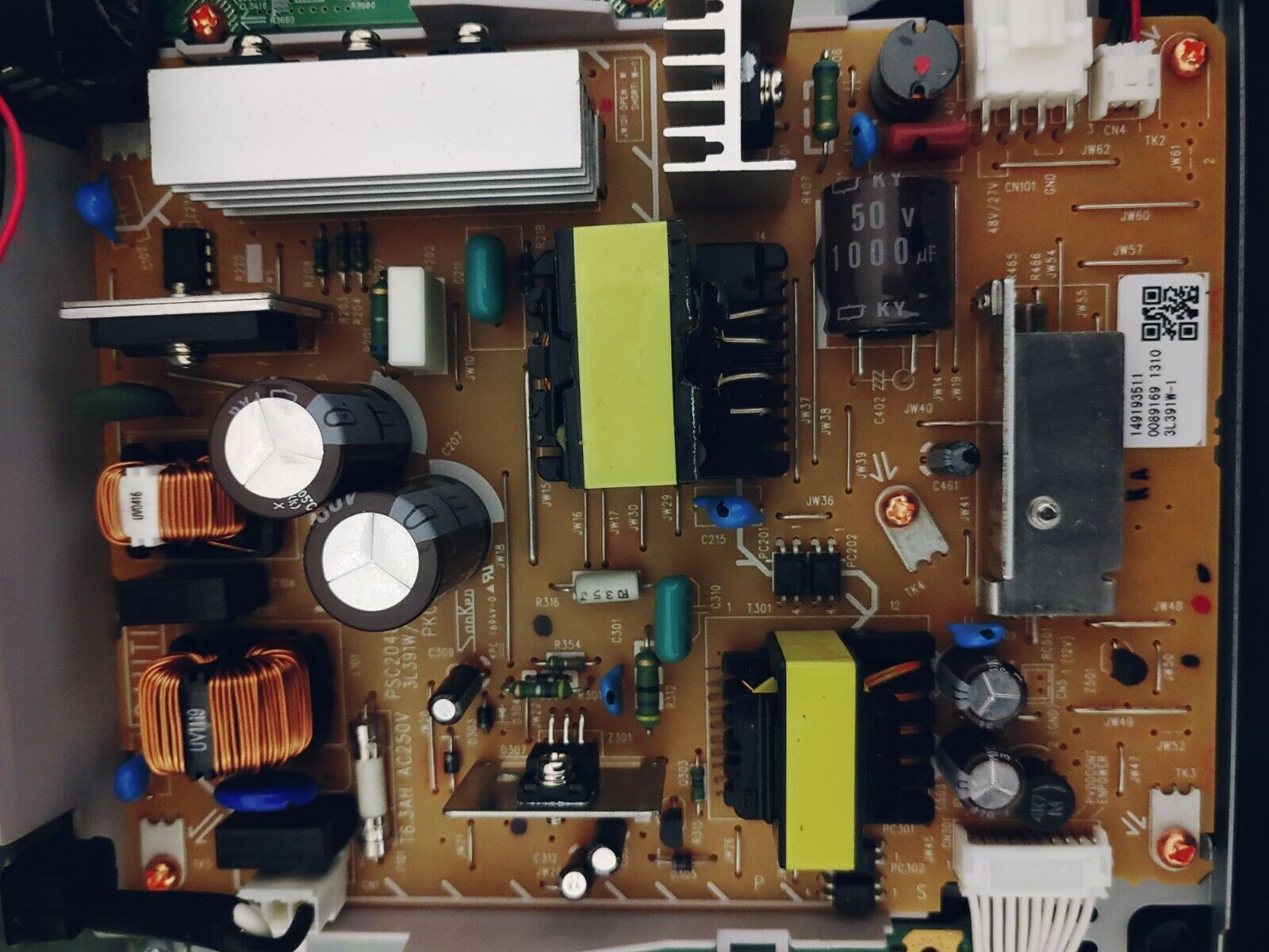 Sony OEM Part 'POWER SUPPLY BOARD' for 1000W Home Receiver Amp HBD-N7100W