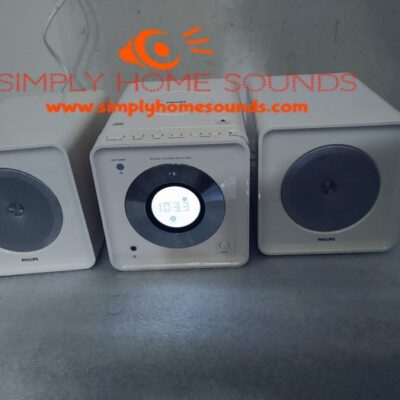 PHILIPS CD AM/FM Aux USB Micro Stereo System Power Receiver Amp MCM118D/37
