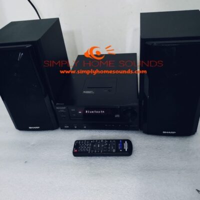 Sharp CD AM/FM 2.0Ch Hi-Fi Audio USB Bluetooth NFC X-Bass Receiver Amp XLHF202P
