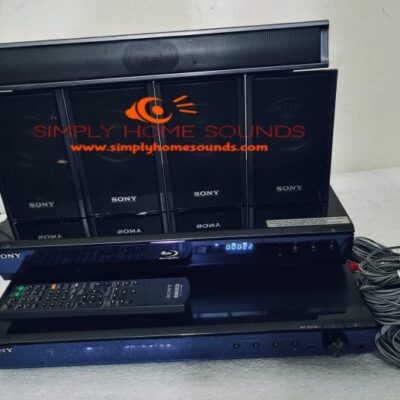 Sony AM/FM 5.1Ch 1000W Home S-Master Theater Receiver Amp STR-KS2300 & DVD Blu-ray Player BDP-S550