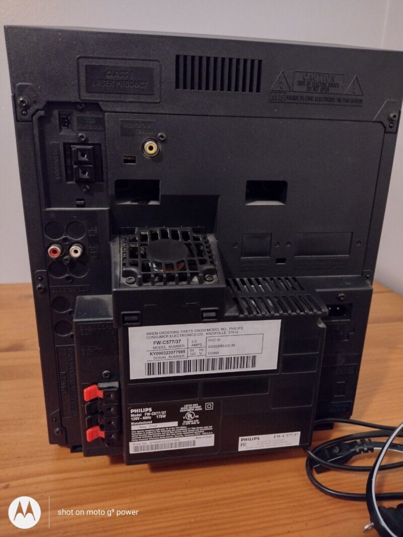 Philips USB PC LINK CDコンポ ⭐Philips 5-CD AM/FM GameSport Stereo USB-PC Link HiFi System FW
